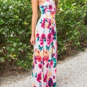 Waikiki Nights Floral Maxi Dress